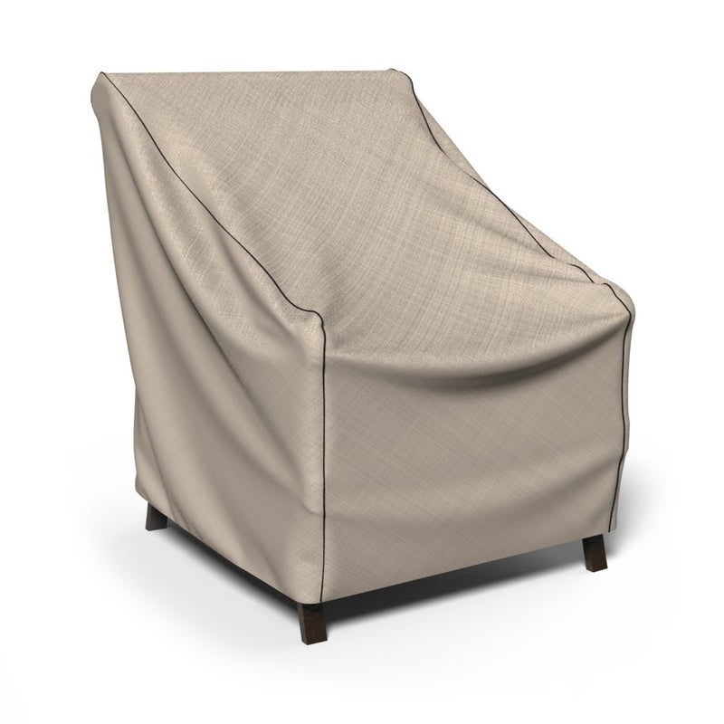 Budge P1W04PM1 English Garden Patio Chair Cover Heavy Duty and Waterproof, Extra Large, Tan Tweed - Image 1